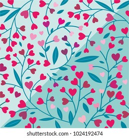 Flowers and plants. Vector illustration