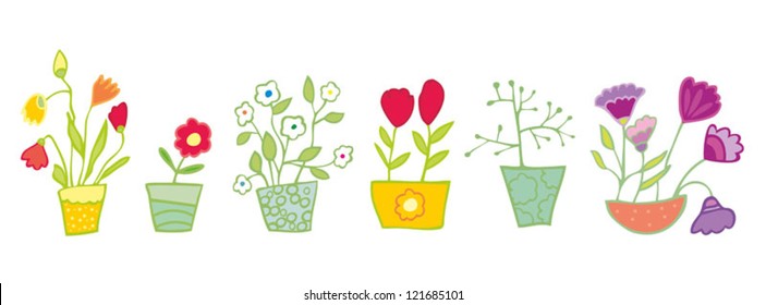 flowers in a pot