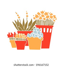 Flowers in a pot