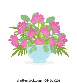 Flowers in pot.