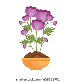 flowers in a pot icon