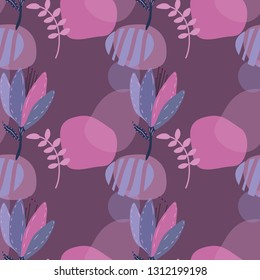 Flowers print pattern, vector illustration