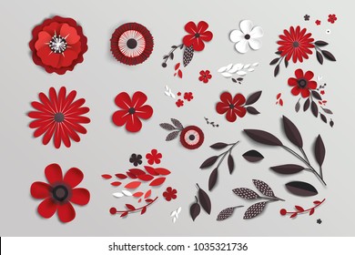 flowers with realistic shadow to banner or promotions. Background with anemones can be used for a magazine, web, advertising.

