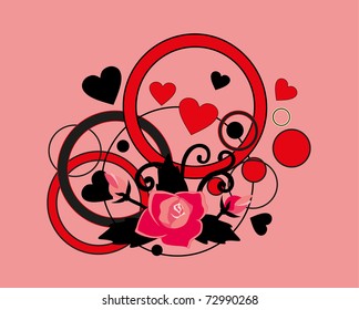 Flowers and rings