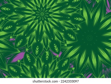 Flowers. Seamless floral background. Tracery handmade nature ethnic fabric backdrop pattern. Textile design texture. Decorative color art. Vector