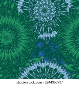 Flowers. Seamless floral background. Tracery handmade nature ethnic fabric backdrop pattern. Textile design texture. Decorative color art. Vector