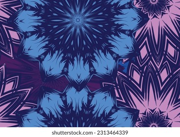 Flowers. Seamless floral background. Tracery handmade nature ethnic fabric backdrop pattern. Textile design texture. Decorative color art. Vector