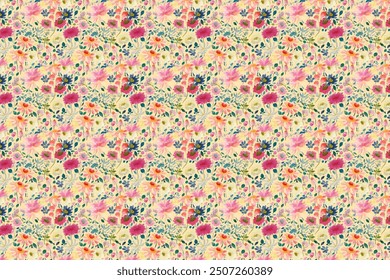 flowers. Seamless floral pattern. Plant design for fabric, cloth design, covers, manufacturing, wallpapers, print, gift wrap and scrapbooking.