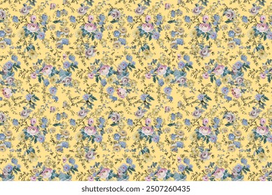 flowers. Seamless floral pattern. Plant design for fabric, cloth design, covers, manufacturing, wallpapers, print, gift wrap and scrapbooking.