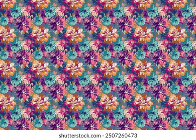 flowers. Seamless floral pattern. Plant design for fabric, cloth design, covers, manufacturing, wallpapers, print, gift wrap and scrapbooking.