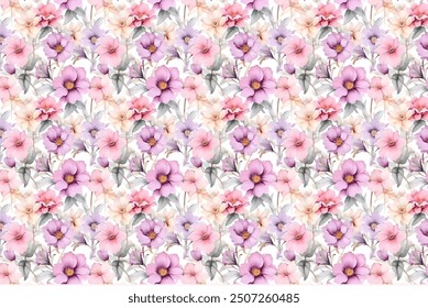 flowers. Seamless floral pattern. Plant design for fabric, cloth design, covers, manufacturing, wallpapers, print, gift wrap and scrapbooking.
