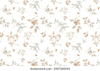flowers. Seamless floral pattern. Plant design for fabric, cloth design, covers, manufacturing, wallpapers, print, gift wrap and scrapbooking.