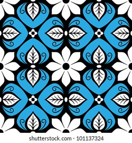flowers seamless pattern