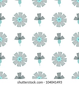 Flowers - seamless pattern