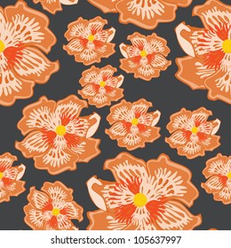 flowers - seamless pattern