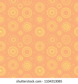 Flowers seamless pattern