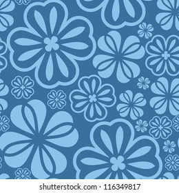 Flowers - seamless pattern