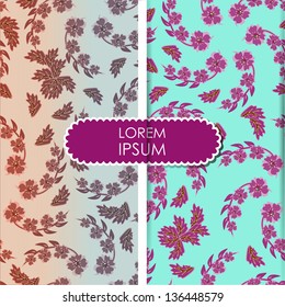 Flowers - seamless pattern