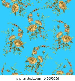 Flowers - seamless pattern