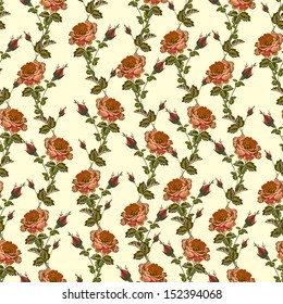 Flowers - seamless pattern