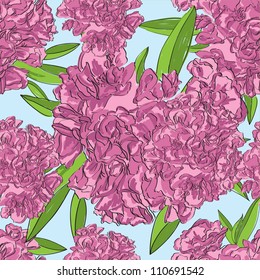 Flowers seamless pattern. Can be used for wallpaper, pattern fills, web page background, surface textures, textile.