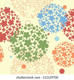 Flowers seamless pattern. Can be used for wallpaper, pattern fills, web page background, surface textures, textile.