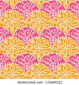 Flowers seamless pattern. Can be used for wallpaper, pattern fills, web page background, surface textures, textile.