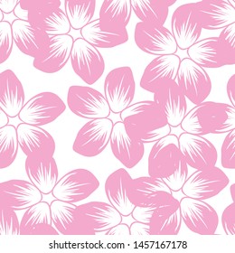 Flowers seamless pattern colorful. Abstract flowers seamless pattern