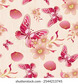 Flowers seamless pattern, Damsk pattern, Daisy seamless pattern, background, decoration