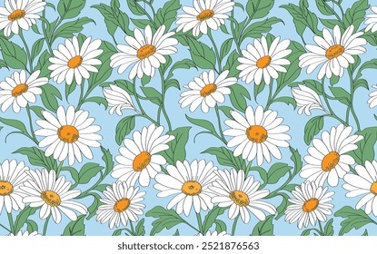 flores. padrão sem costura para decorar todos os desenhos de moda, tecidos, papéis de parede e impressões. em um fundo leve