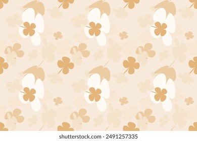 Flowers Seamless Pattern Design for Fabric Little Floral Liberty Seamless Texture Background. Spring, Summer Romantic Blossom Flower Garden Seamless Pattern for Your Designs