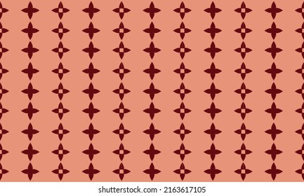 Flowers Seamless Pattern with geometric shapes. Vector Illustration.