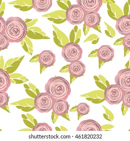 flowers seamless pattern,  textile, fabrics or wallpapers backgrounds