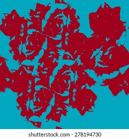 Flowers seamless pattern. Tulip flowers seamless background. Flowers petals collage colorful background.