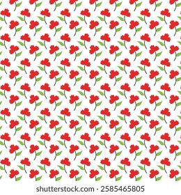 Flowers Seamless Pattern Vector Art And Graphic