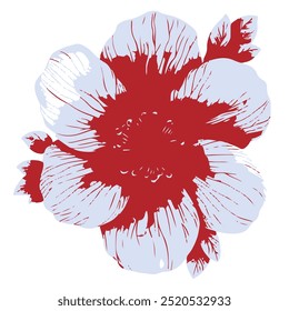 Flowers seamless pattern. vector illustration. Abstract flowers, floral vector with leaves