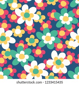 flowers seamless pattern.floral background texture