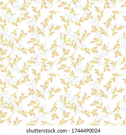 Blumen Nahtlos für den Textildruck