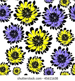 flowers seamless texture