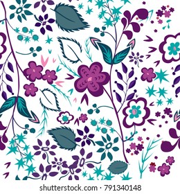 flowers seamless vector