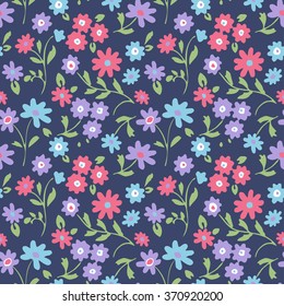flowers - seamless vector pattern