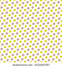 Flowers Seamless Vector Pattern Design