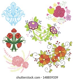 Flowers set