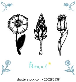 Flowers set