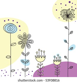 Flowers With Space For Your Text