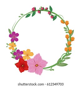 flowers spring crown decoration