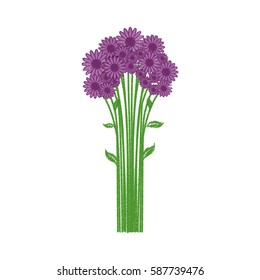 flowers spring natural vector illustration eps 10