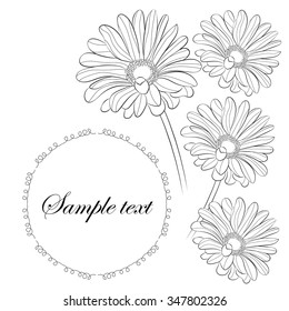 flowers template card