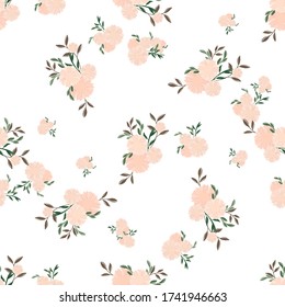 Flowers texture. Simplicity flower surface pattern design.