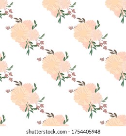 Flowers texture. Simplicity flower surface pattern design.